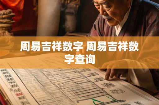 周易吉祥数字 周易吉祥数字查询 周易吉祥数字 周易吉祥数字查询