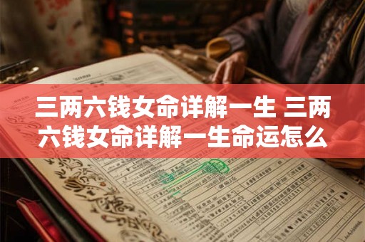 三两六钱女命详解一生 三两六钱女命详解一生命运怎么样 三两六钱女命详解一生 三两六钱女命详解一生命运怎么样