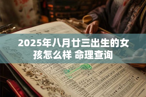 2025年八月廿三出生的女孩怎么样 命理查询 2025年八月廿三出生的女孩怎么样 命理查询