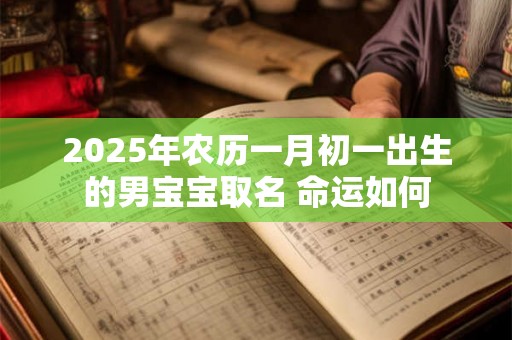 2025年农历一月初一出生的男宝宝取名 命运如何 2025年农历一月初一出生的男宝宝取名 命运如何