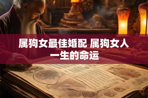 属狗女最佳婚配 属狗女人一生的命运 属狗女最佳婚配 属狗女人一生的命运