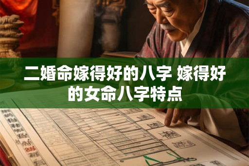二婚命嫁得好的八字 嫁得好的女命八字特点 二婚命嫁得好的八字 嫁得好的女命八字特点