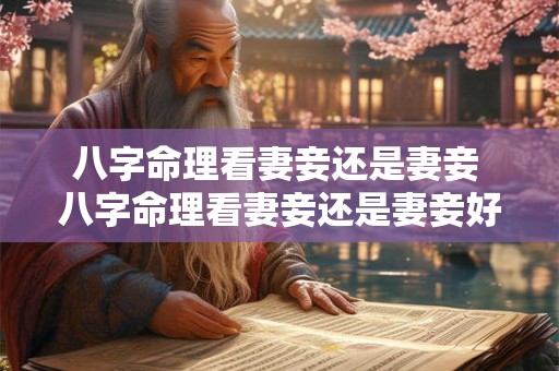 八字命理看妻妾还是妻妾 八字命理看妻妾还是妻妾好
