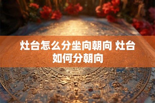 灶台怎么分坐向朝向 灶台如何分朝向