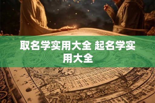 取名学实用大全 起名学实用大全 取名学实用大全 起名学实用大全
