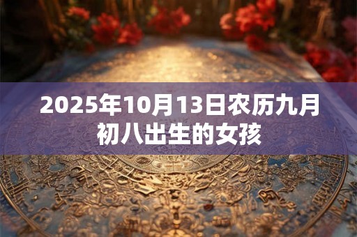2025年10月13日农历九月初八出生的女孩 2025年10月13日农历九月初八出生的女孩