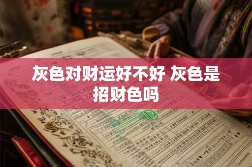 灰色对财运好不好 灰色是招财色吗 灰色对财运好不好 灰色是招财色吗
