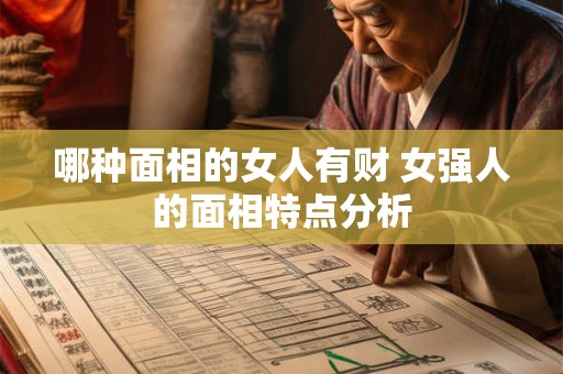 哪种面相的女人有财 女强人的面相特点分析 哪种面相的女人有财 女强人的面相特点分析