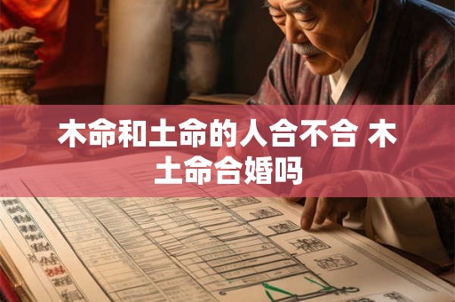 木命和土命的人合不合 木土命合婚吗 木命和土命的人合不合 木土命合婚吗