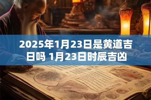 2025年1月23日是黄道吉日吗 1月23日时辰吉凶