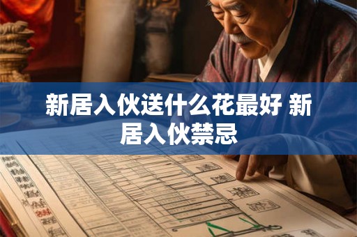 新居入伙送什么花最好 新居入伙禁忌 新居入伙送什么花最好 新居入伙禁忌