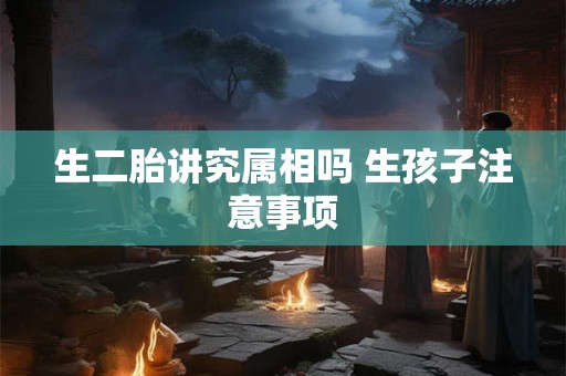 生二胎讲究属相吗 生孩子注意事项 生二胎讲究属相吗 生孩子注意事项