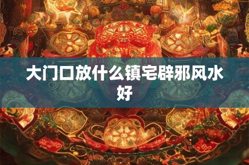 大门口放什么镇宅辟邪风水好