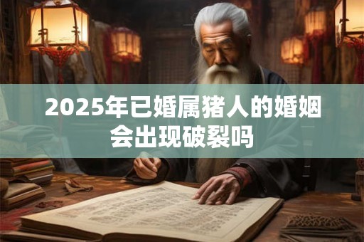 2025年已婚属猪人的婚姻会出现破裂吗 2025年已婚属猪人的婚姻会出现破裂吗