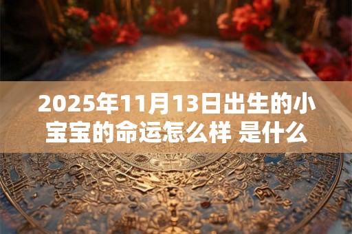 2025年11月13日出生的小宝宝的命运怎么样 是什么命 2025年11月13日出生的小宝宝的命运怎么样 是什么命