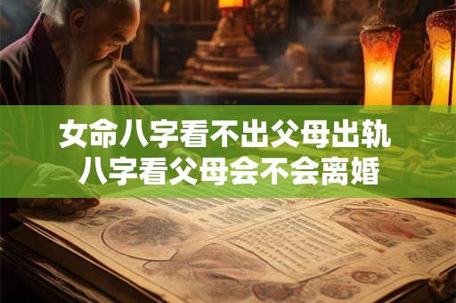 女命八字看不出父母出轨 八字看父母会不会离婚 女命八字看不出父母出轨 八字看父母会不会离婚