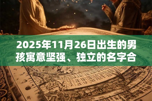 2025年11月26日出生的男孩寓意坚强、独立的名字合集 2025年11月26日出生的男孩寓意坚强、独立的名字合集