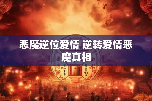 恶魔逆位爱情 逆转爱情恶魔真相 恶魔逆位爱情 逆转爱情恶魔真相
