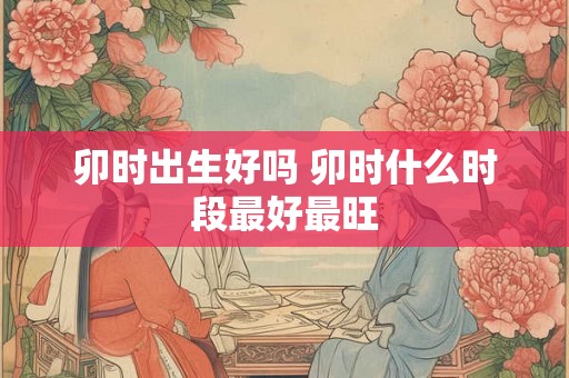 卯时出生好吗 卯时什么时段最好最旺 卯时出生好吗 卯时什么时段最好最旺