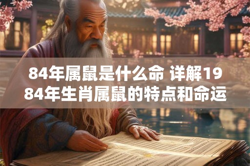 84年属鼠是什么命 详解1984年生肖属鼠的特点和命运 84年属鼠是什么命 详解1984年生肖属鼠的特点和命运