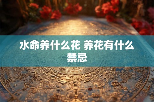水命养什么花 养花有什么禁忌 水命养什么花 养花有什么禁忌