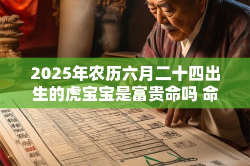 2025年农历六月二十四出生的虎宝宝是富贵命吗 命运如何