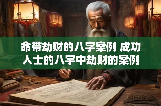 命带劫财的八字案例 成功人士的八字中劫财的案例