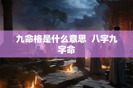 九命格是什么意思 八字九字命 九命格是什么意思 八字九字命