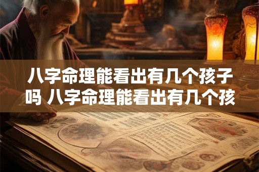 八字命理能看出有几个孩子吗 八字命理能看出有几个孩子吗女孩 八字命理能看出有几个孩子吗 八字命理能看出有几个孩子吗女孩
