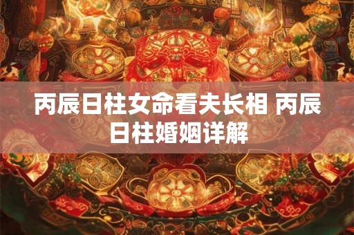 丙辰日柱女命看夫长相 丙辰日柱婚姻详解 丙辰日柱女命看夫长相 丙辰日柱婚姻详解