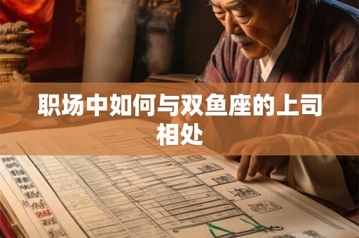 职场中如何与双鱼座的上司相处 职场中如何与双鱼座的上司相处