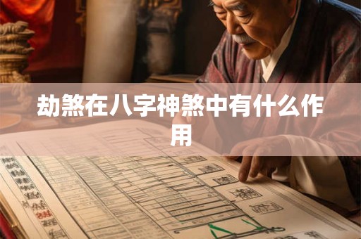 劫煞在八字神煞中有什么作用 劫煞在八字神煞中有什么作用