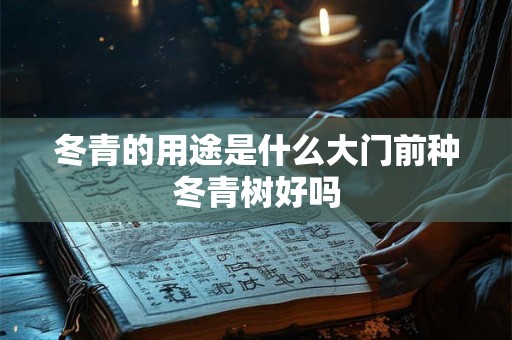 冬青的用途是什么大门前种冬青树好吗 冬青的用途是什么大门前种冬青树好吗
