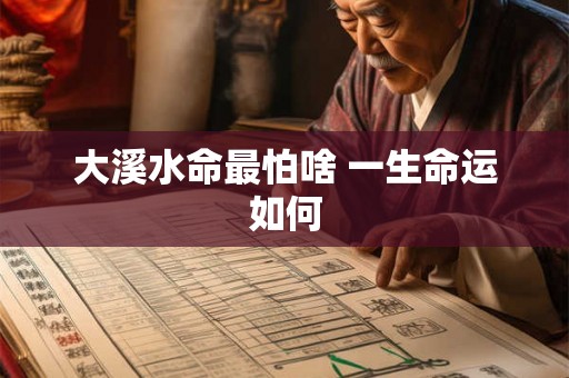 大溪水命最怕啥 一生命运如何 大溪水命最怕啥 一生命运如何