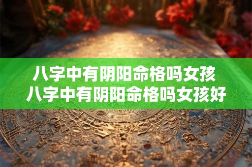 八字中有阴阳命格吗女孩 八字中有阴阳命格吗女孩好吗 八字中有阴阳命格吗女孩 八字中有阴阳命格吗女孩好吗