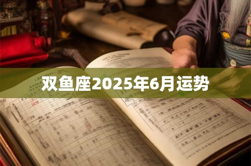 双鱼座2025年6月运势