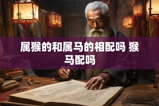 属猴的和属马的相配吗 猴马配吗 属猴的和属马的相配吗 猴马配吗