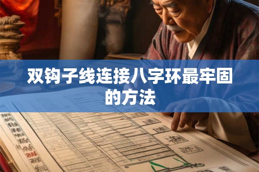 双钩子线连接八字环最牢固的方法 双钩子线连接八字环最牢固的方法