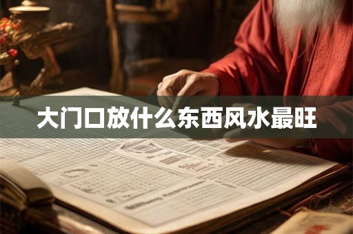大门口放什么东西风水最旺 大门口放什么东西风水最旺