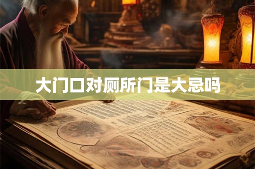 大门口对厕所门是大忌吗 大门口对厕所门是大忌吗