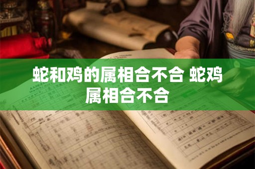 蛇和鸡的属相合不合 蛇鸡属相合不合