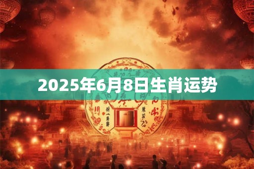 2025年6月8日生肖运势 2025年6月8日生肖运势