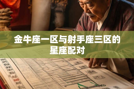金牛座一区与射手座三区的星座配对