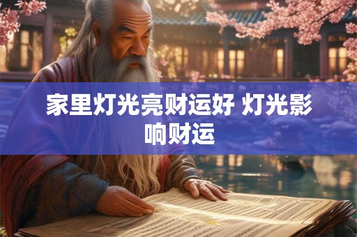 家里灯光亮财运好 灯光影响财运 家里灯光亮财运好 灯光影响财运