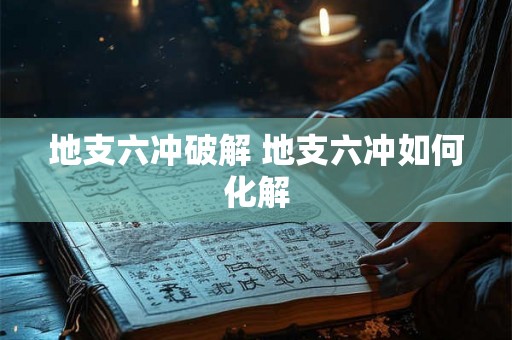 地支六冲破解 地支六冲如何化解