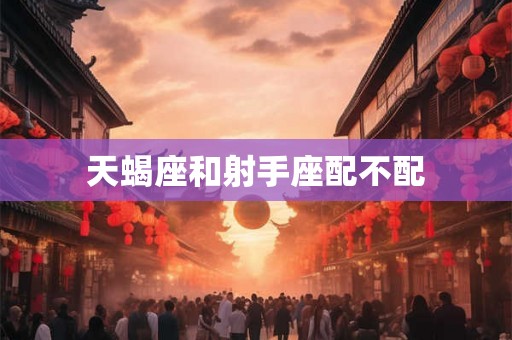 天蝎座和射手座配不配