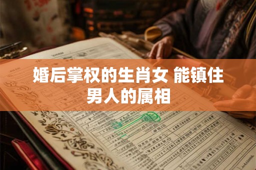 婚后掌权的生肖女 能镇住男人的属相 婚后掌权的生肖女 能镇住男人的属相