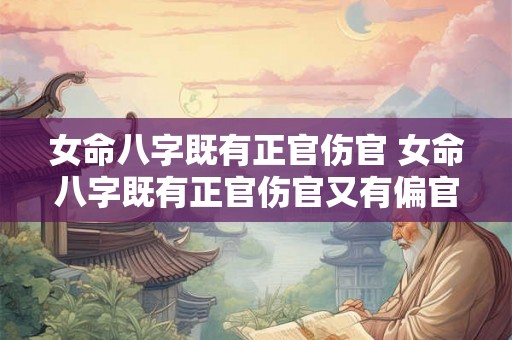 女命八字既有正官伤官 女命八字既有正官伤官又有偏官 女命八字既有正官伤官 女命八字既有正官伤官又有偏官