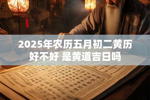 2025年农历五月初二黄历好不好 是黄道吉日吗 2025年农历五月初二黄历好不好 是黄道吉日吗