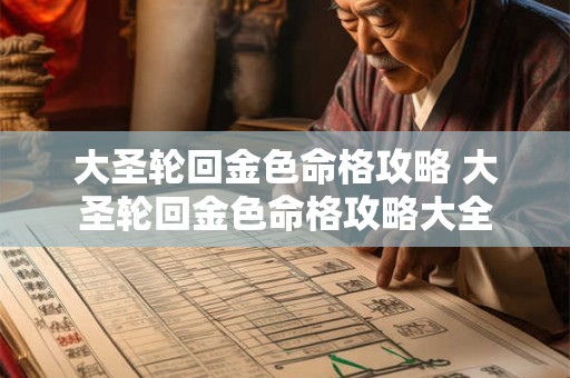 大圣轮回金色命格攻略 大圣轮回金色命格攻略大全